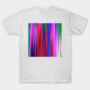 Colorful Rain Abstract T-Shirt